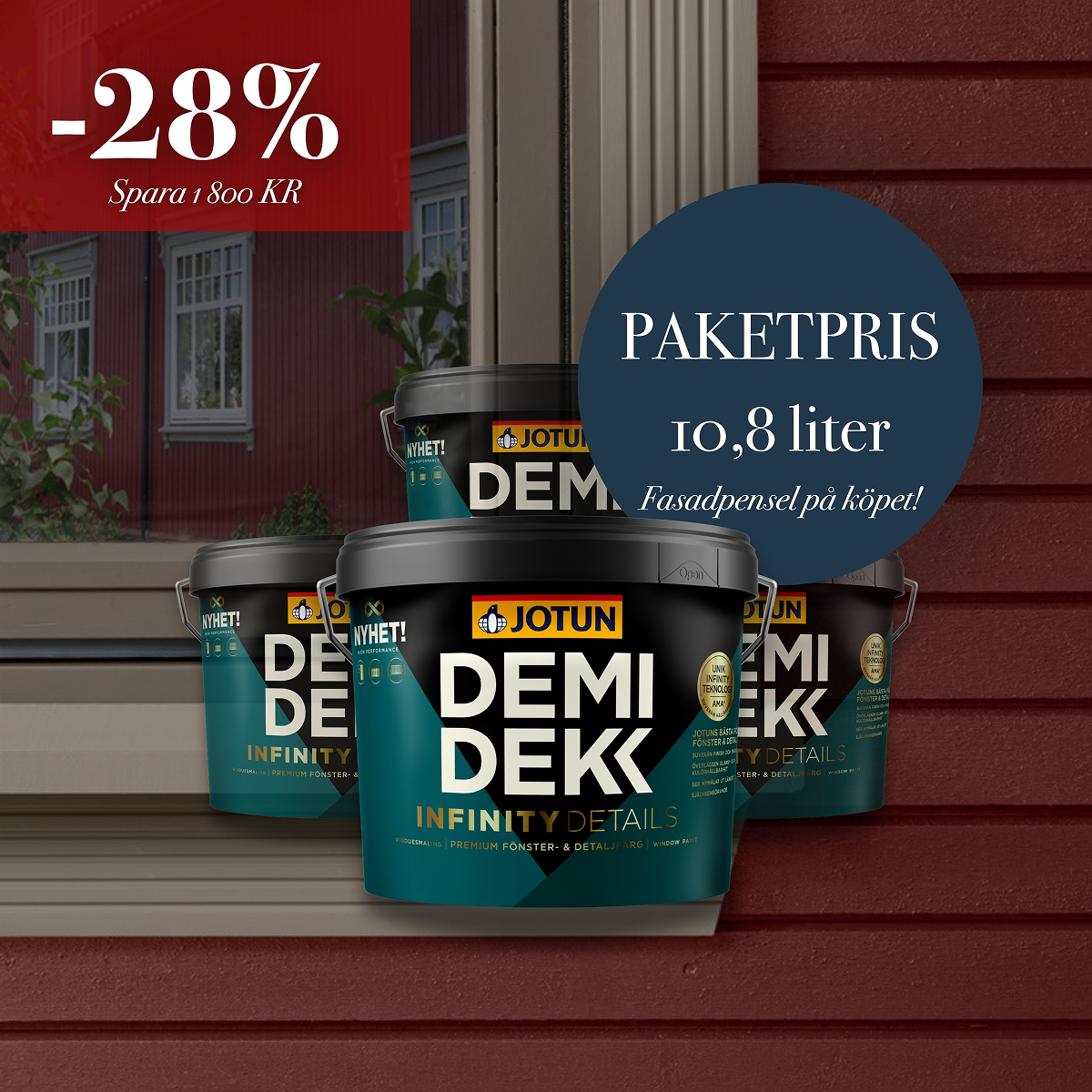 Jotun Demidekk Infinity paketpris