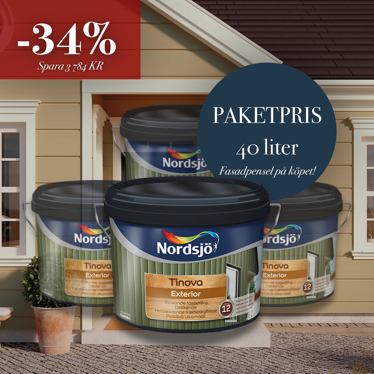 Nordsjö Tinova Exterior Paketpris